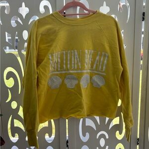 American Vintage Yellow Crew Neck Sweater